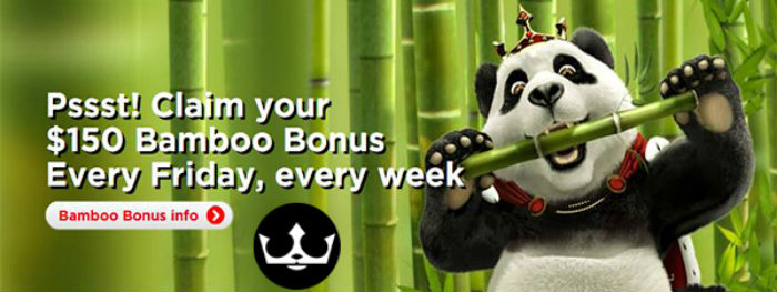 $150 weekly Bamboo Bonus image