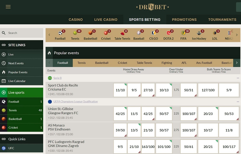 Dr.Bet casino betting