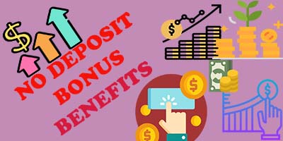 No deposit bonus benefits image