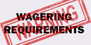 Wagering requirements image 